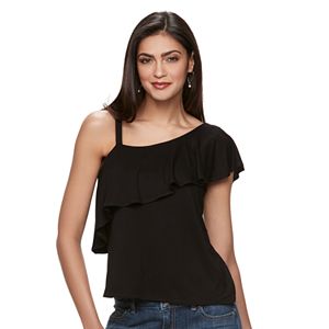 Women's Jennifer Lopez One-Shoulder Ruffle Top