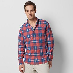 Men's SONOMA Goods for Life™ Flexwear Modern-Fit Stretch Slubbed Button-Down Shirt