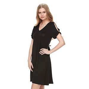 Women's Apt. 9® Cold-Shoulder T-Shirt Dress