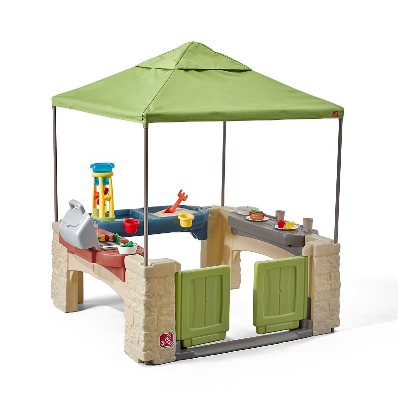 73971527 Step2 All Around Playtime Patio with Canopy, Green sku 73971527