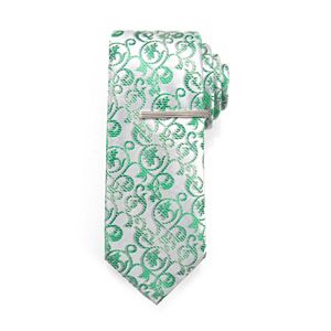 Men's Apt. 9® Skinny Tie with Tie Bar