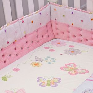 Nurture Crazy Daisy Candy Pink Airflow Crib Bumper
