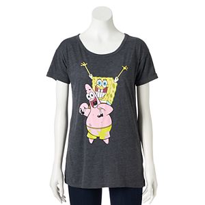 Juniors' Nickelodeon SpongeBob SquarePants Patrick Graphic Tee