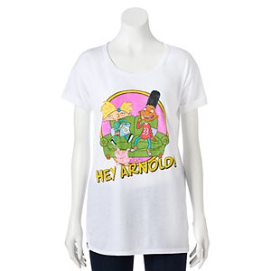 Juniors' Nickelodeon Hey Arnold! Gerald Graphic Tee