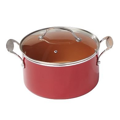 Red Copper 10-pc. Cookware Set As Seen on TV