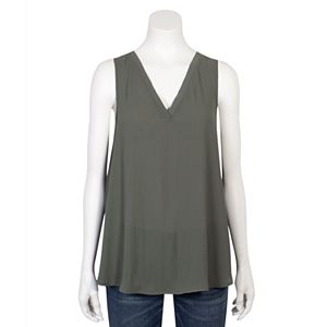 Juniors' Grayson Threads Lace-Up Tank