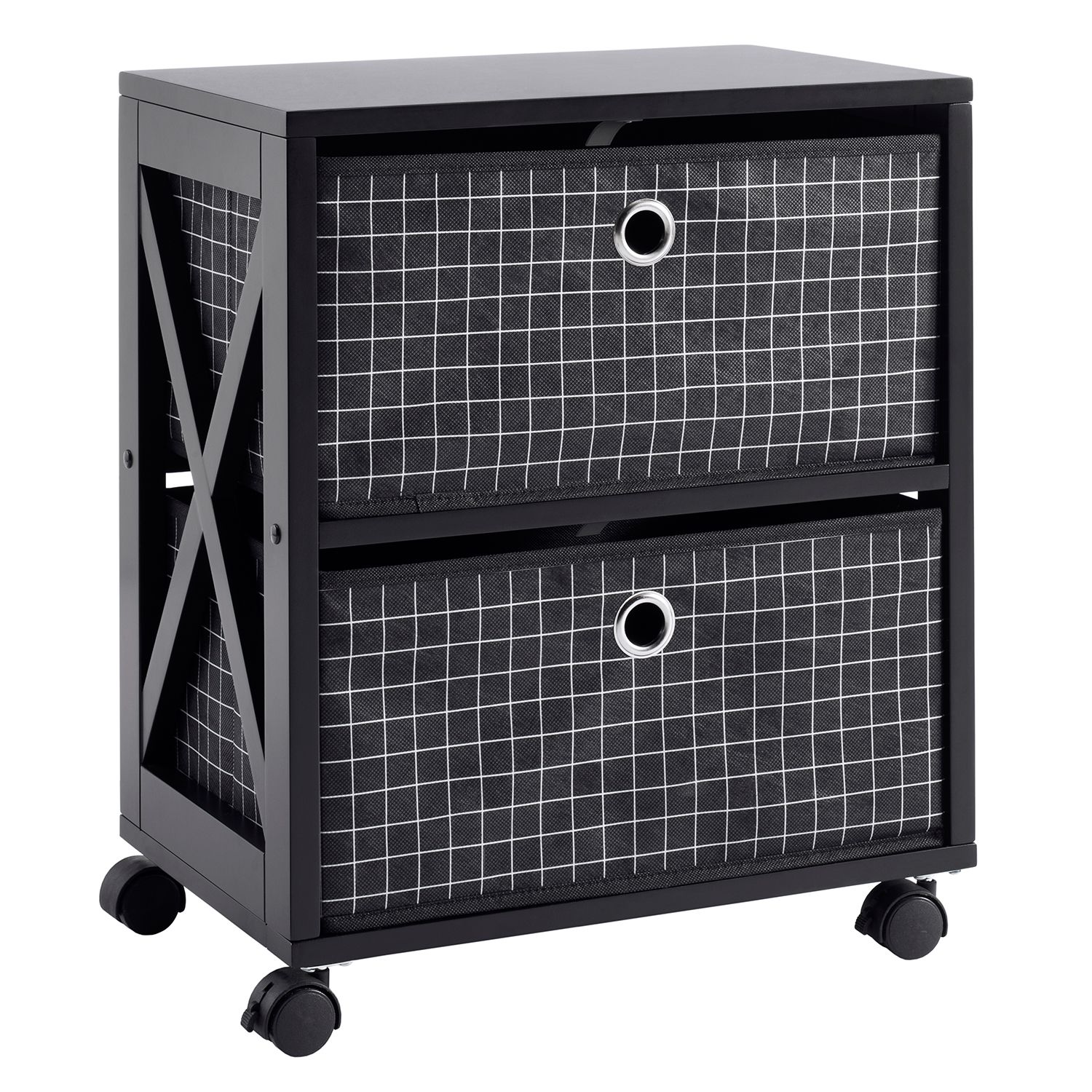 Simple By Design 2 Drawer Rolling Storage Tower