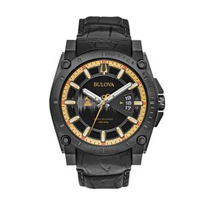 Bulova Men's GRAMMY® Awards Special Edition Precisionist Leather Watch - 98B293