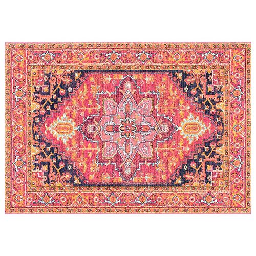 nuLOOM Bodrum Fancy Persian Vonda Framed Floral Rug