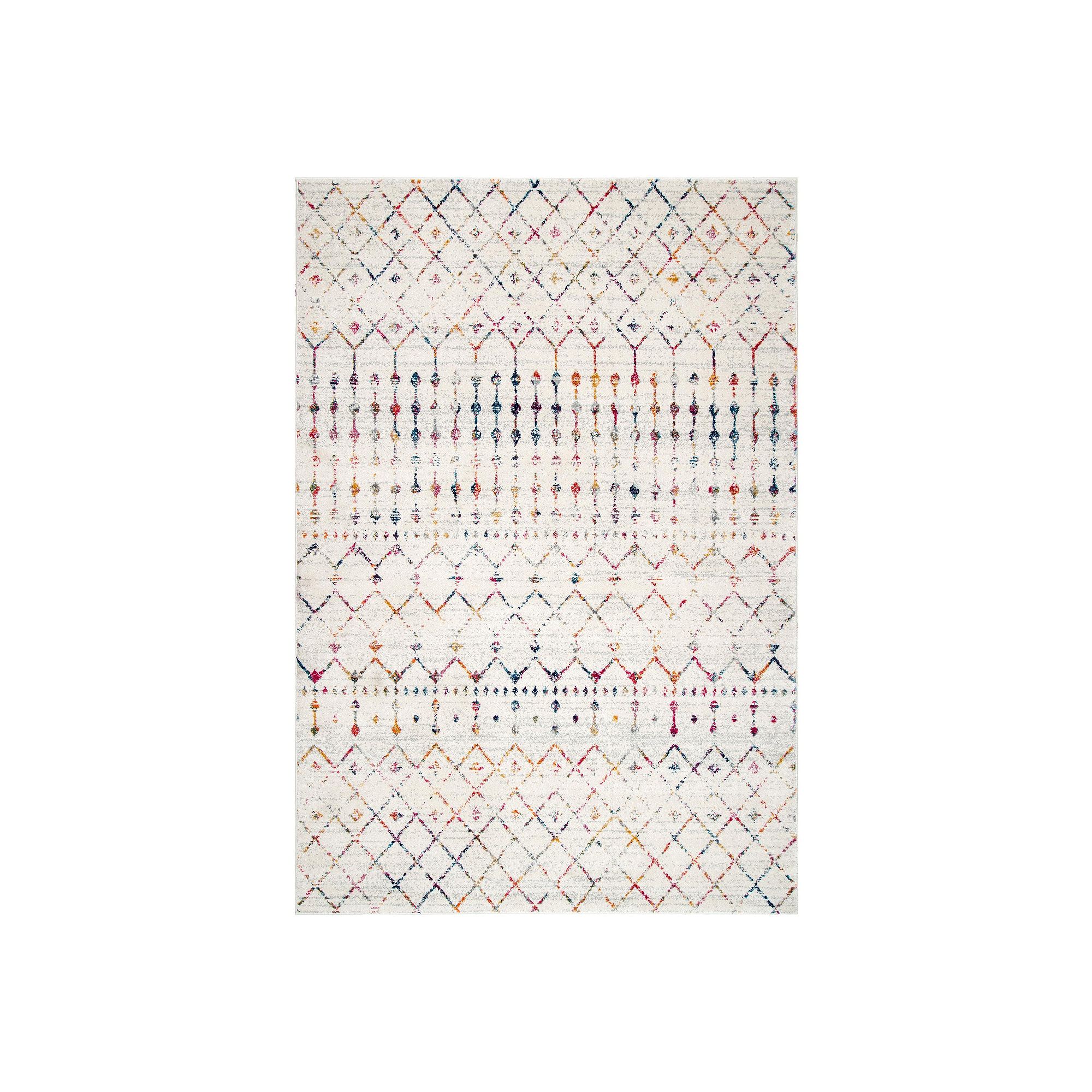 nuLOOM Bodrum Blythe Geometric Rug, Light Team