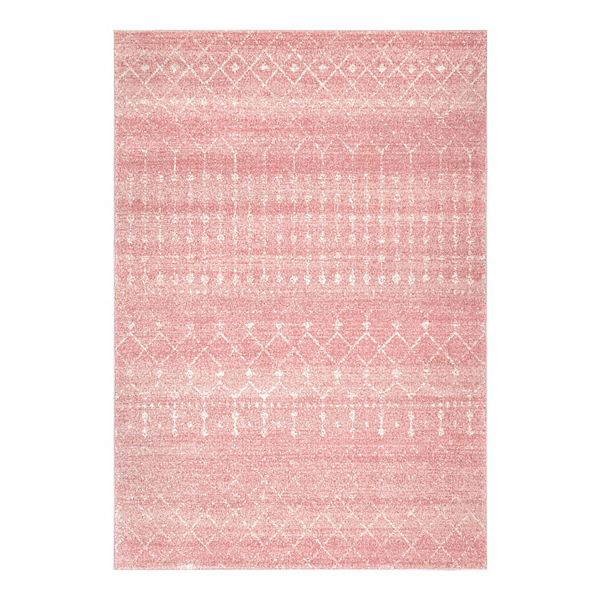 2&#39;6&#34;x10&#39; Runner Moroccan Blythe Rug Pink - nuLOOM