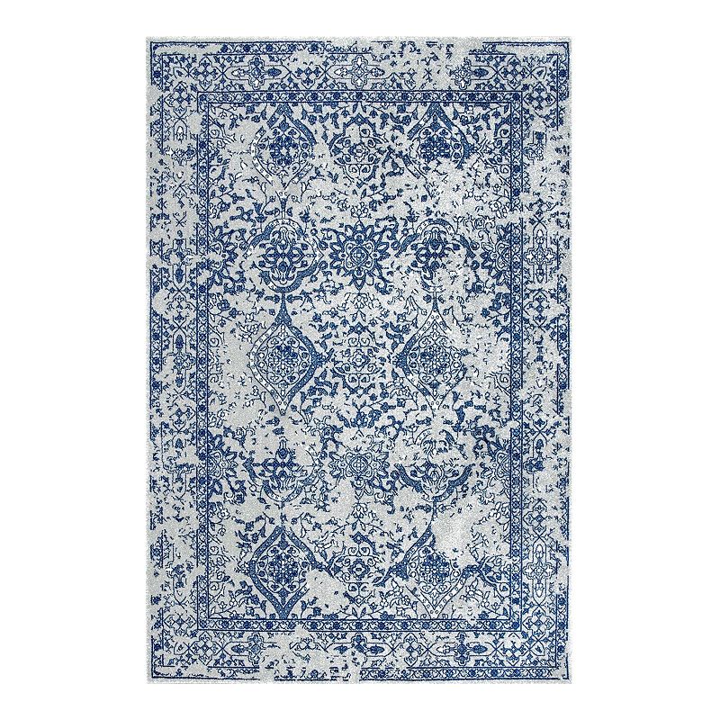 nuLOOM Vintage Odell Rug, Blue, 8X10 Ft