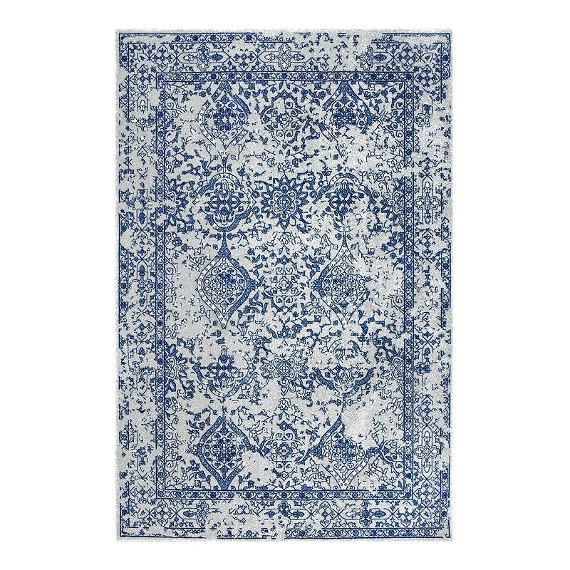 nuLOOM Vintage Odell Rug, Light Blue, 10X14 Ft