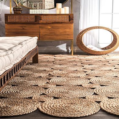 nuLOOM Natura Drusilla Geometric Jute Rug