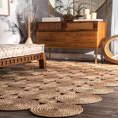 nuLOOM Natura Drusilla Geometric Jute Rug