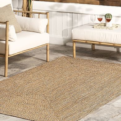 nuLOOM Wynn Braided Indoor Outdoor Area Rug