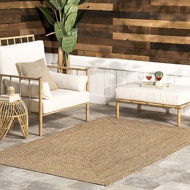 nuLOOM Wynn Braided Indoor Outdoor Area Rug