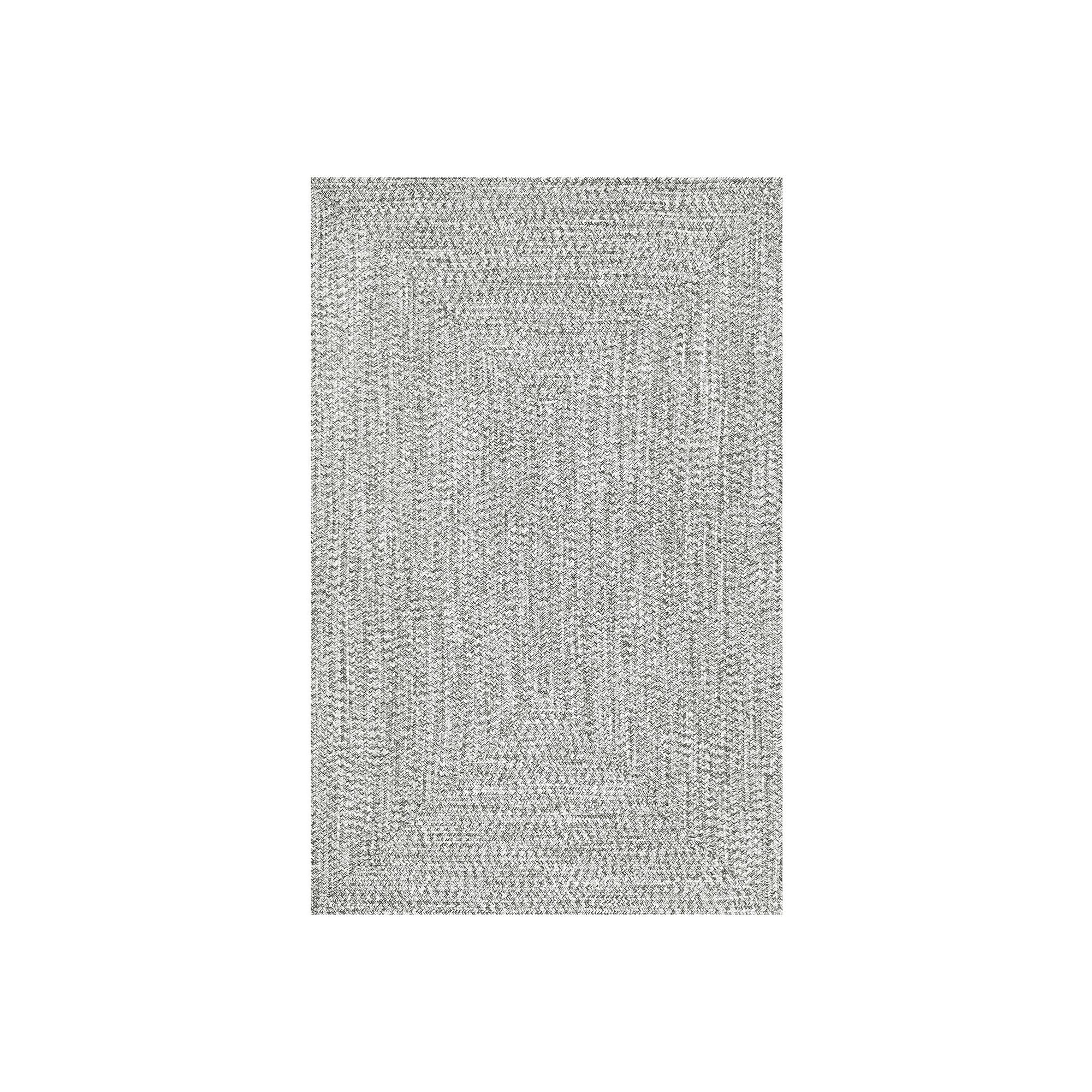 nuLOOM Wynn Braided Indoor Outdoor Area Rug, Salt And Pepper