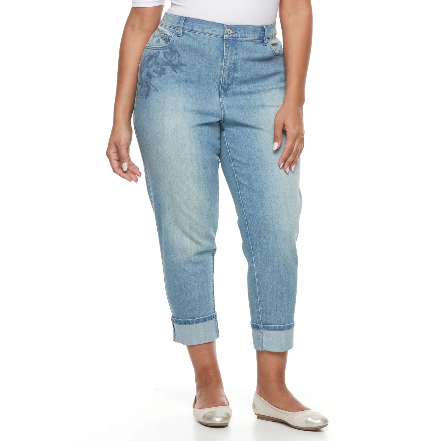 gloria vanderbilt ankle jeans