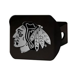 FANMATS Chicago Blackhawks Black Trailer Hitch Cover