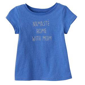 Baby Girl Jumping Beans® Glittery Graphic Tee