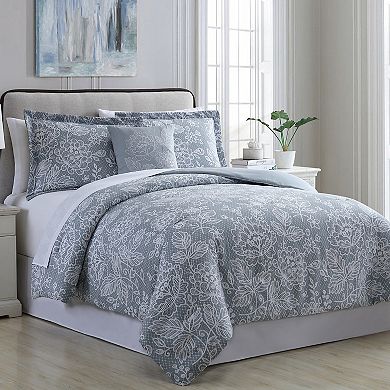 Olivia Printed Reversible Comforter Set