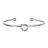 LC Lauren Conrad Heart Knot Cuff Bracelet