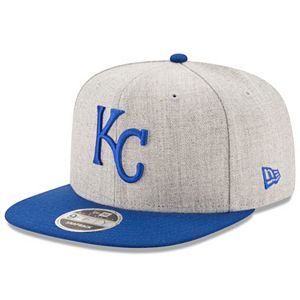 Adult New Era Kansas City Royals 9FIFTY Heather Action Snapback Cap