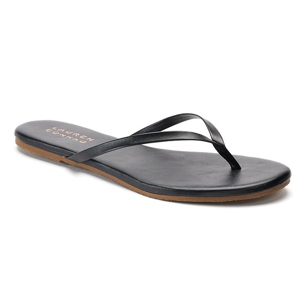 Lauren conrad outlet flip flops tan