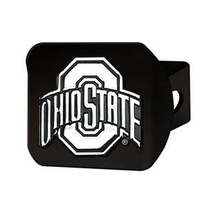 FANMATS Ohio State Buckeyes Black Trailer Hitch Cover