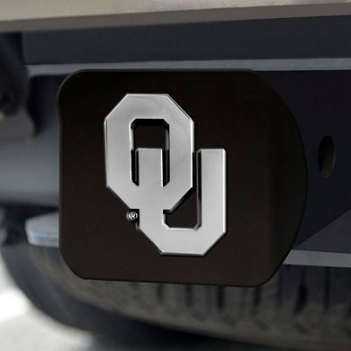 FANMATS Oklahoma Sooners Black Trailer Hitch Cover
