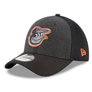 Adult New Era Baltimore Orioles 39THIRTY Heathered Neo Flex-Fit Cap