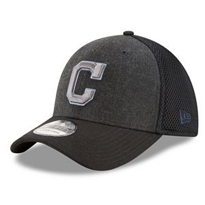 Adult New Era Cleveland Indians 39THIRTY Heathered Neo Flex-Fit Cap