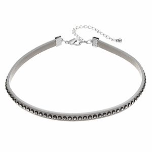 Apt. 9® Studded Faux-Leather Choker Necklace