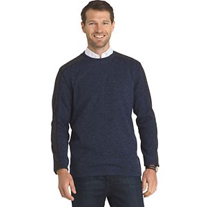 Men's Arrow Classic-Fit Colorblock Fleece Crewneck Sweater