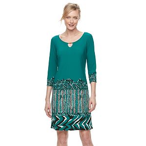 Women's Dana Buchman Keyhole Shift Dress