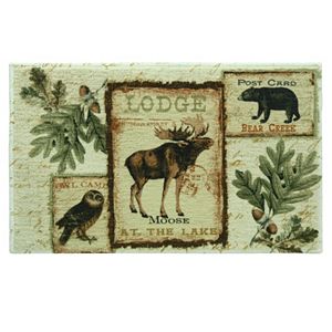 Bacova Lodge Memories Bath Rug