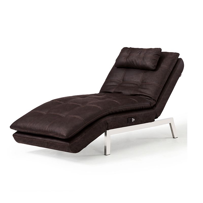 52821065 Relax A Lounger Faux-Leather Charging Station Conv sku 52821065