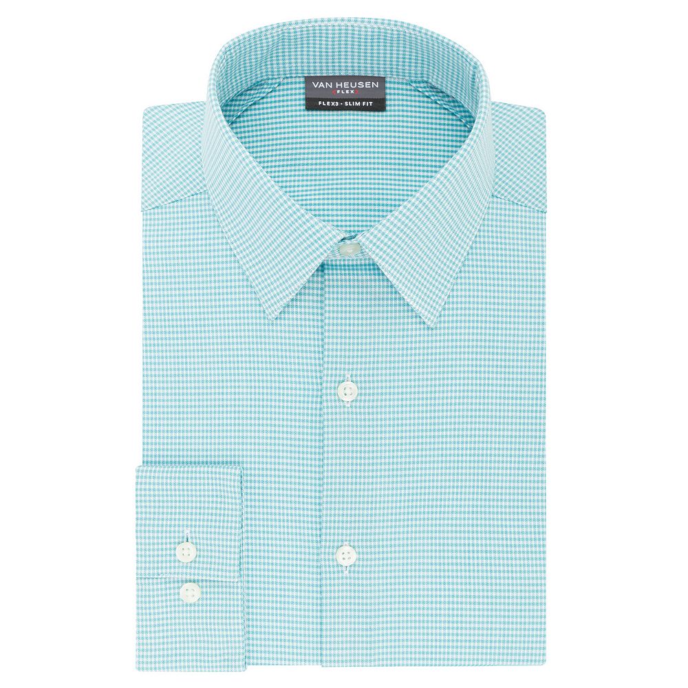slim fit dress slacks Essential Stain Shield Short Sleeve Shirt Solid main image 1