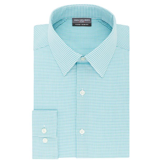 Men's Van Heusen Slim-Fit 4-Way Stretch Flex 3 Point-Collar Dress Shirt