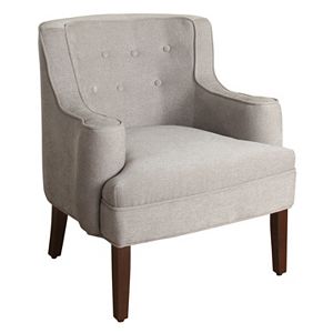 HomePop Emily Curved Arm Accent Chair