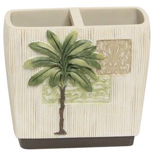 Bacova Citrus Palm Toothbrush Holder
