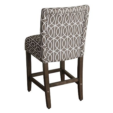 HomePop Finley Printed Counter Stool