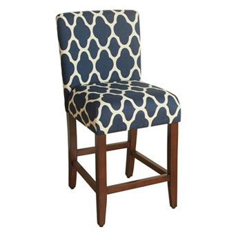 HomePop Upholstered Armless Counter Stool