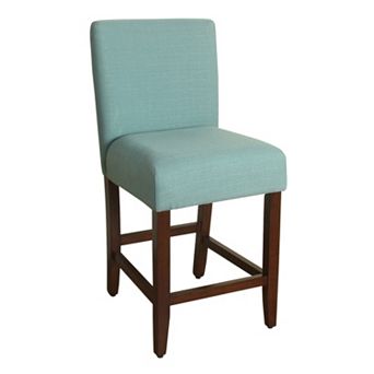HomePop Upholstered Armless Counter Stool