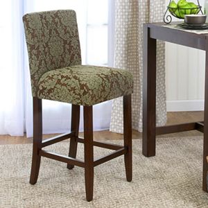 HomePop Upholstered Armless Bar Stool