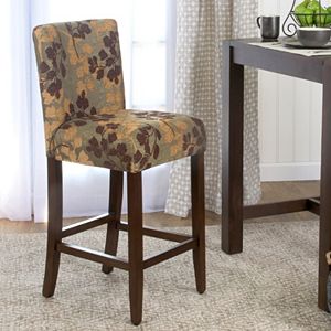 HomePop Upholstered Armless Bar Stool