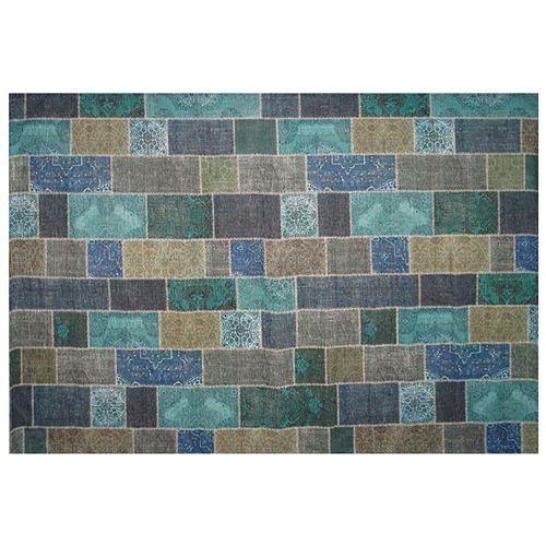 LA Rug Inc Gemini Blue Tile Rug - 5' x 7'