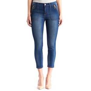 Women's Rock & Republic® Zipper Pocket Crop Jean Leggings
