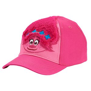 Toddler Girl Dreamworks Trolls  Fuzzy Poppy Baseball Cap